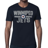 Winnipeg Jets Starter Mesh Look Team Name T-Shirt Navy