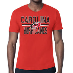 Carolina Hurricanes Starter Mesh Look Team Name T-Shirt Red
