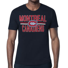 Montreal Canadiens Starter Mesh Look Team Name T-Shirt Navy