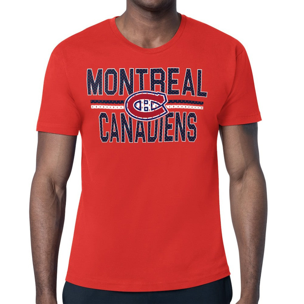 Montreal Canadiens Starter Mesh Look Team Name T-Shirt Red