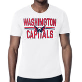 Washington Capitals Starter Mesh Look Team Name T-Shirt White