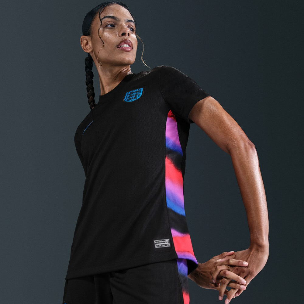 England Women's National Team Women's 2025/26 Away Replica Jersey - Black | Nike discount