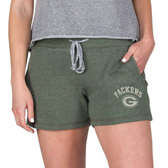 Green Bay Packers Concepts Sport Women's Mainstream French Terry Tri-Blend Shorts - Green sale