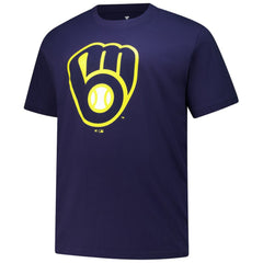 Christian Yelich Milwaukee Brewers Big & Tall Name & Number T-Shirt - Navy