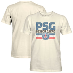 Paris Saint-Germain 1863FC Retro Stripes T-Shirt - Tan sale