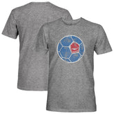 Paris Saint-Germain 1863FC Retro Color Badge Vintage Tri-Blend T-Shirt - Heather Gray outlet