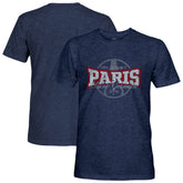 Paris Saint-Germain 1863FC Athletic Wordmark Vintage Tri-Blend T-Shirt - Navy shop