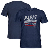 Paris Saint-Germain 1863FC Signage Vintage Tri-Blend T-Shirt - Navy for sale