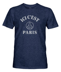 Paris Saint-Germain 1863FC Team Arch Vintage Tri-Blend T-Shirt - Navy online