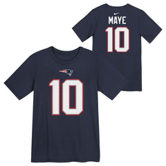 Drake Maye New England Patriots Preschool Player Name & Number T-Shirt - Navy | Nike sale