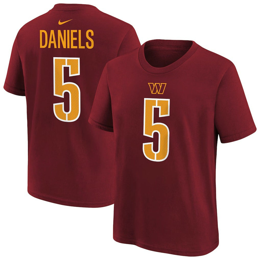 Jayden Daniels Washington Commanders Preschool Player Name & Number T-Shirt - Burgundy | Nike sale