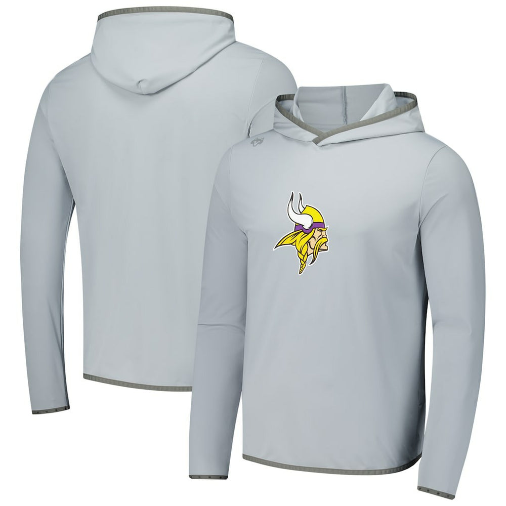 Minnesota Vikings Greyson Clothiers Colorado Long Sleeve Hoodie T-Shirt - Gray outlet