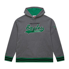 Philadelphia Eagles Vintage Logo Snow Washed Fleece Pullover Hoodie - Heather Gray outlet