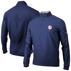 New York Yankees Omni-Wick Bogey's Paradise Quarter-Zip Top - Navy | Columbia