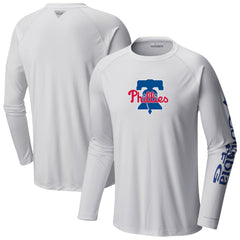 Philadelphia Phillies Terminal Tackle Long Sleeve T-Shirt - Royal | Columbia