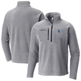Los Angeles Dodgers Fast Trek III Half-Zip Fleece Pullover - Gray | Columbia
