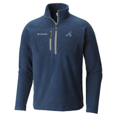 Atlanta Braves Fast Trek III Half-Zip Fleece Pullover - Navy | Columbia