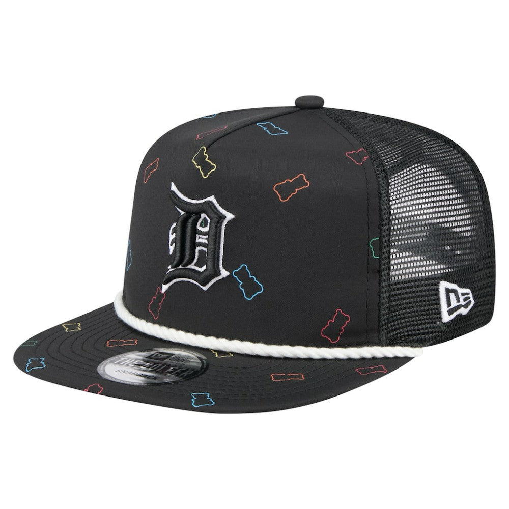 Detroit Tigers Gummy Golfer Trucker Snapback Hat - Black | New Era