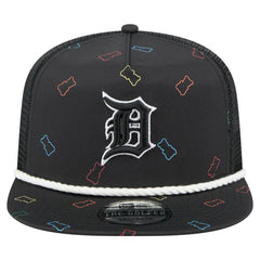 Detroit Tigers Gummy Golfer Trucker Snapback Hat - Black | New Era
