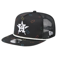 Houston Astros Gummy Golfer Trucker Adjustable Hat - Black | New Era