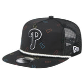 Philadelphia Phillies Gummy Golfer Trucker Adjustable Hat - Black | New Era