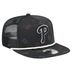 Philadelphia Phillies Gummy Golfer Trucker Adjustable Hat - Black | New Era
