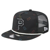 Pittsburgh Pirates Gummy Golfer Trucker Snapback Hat - Black | New Era