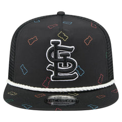 St. Louis Cardinals Gummy Golfer Trucker Snapback Hat - Black | New Era
