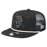 San Francisco Giants Gummy Golfer Trucker Adjustable Hat - Black | New Era