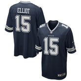 Ezekiel Elliott Dallas Cowboys Team Game Jersey - Navy | Nike for sale