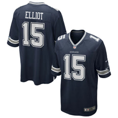 Ezekiel Elliott Dallas Cowboys Team Game Jersey - Navy | Nike for sale