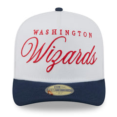 Washington Wizards 2025 NBA Draft A-Frame 59FIFTY Fitted Hat - White/Navy | New Era discount