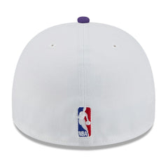 Los Angeles Lakers 2025 NBA Draft A-Frame 59FIFTY Fitted Hat - White/Purple | New Era discount