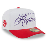 Toronto Raptors 2025 NBA Draft A-Frame 59FIFTY Fitted Hat - White/Red | New Era cheap