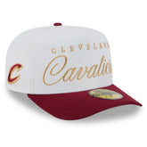 Cleveland Cavaliers 2025 NBA Draft A-Frame 59FIFTY Fitted Hat sale - White/Wine | New Era for sale