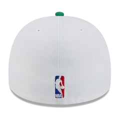 Boston Celtics 2025 NBA Draft A-Frame 59FIFTY Fitted Hat - White/Kelly Green | New Era online