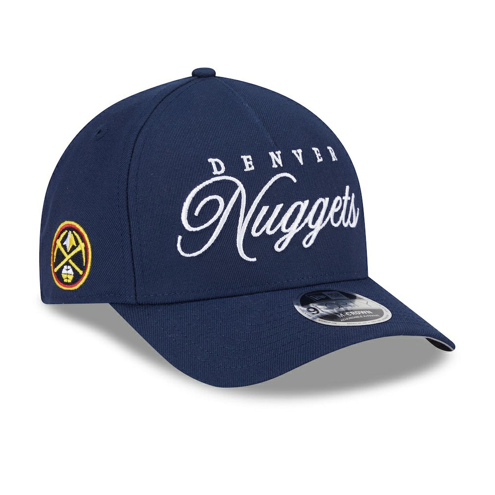 Denver Nuggets 2025 NBA Draft M-Crown A-Frame 9FORTY Adjustable Hat sale - Navy | New Era sale
