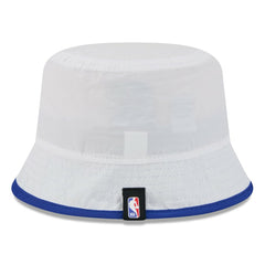 Golden State Warriors 2025 NBA Draft Nylon Bucket Hat sale - White/Royal | New Era for sale