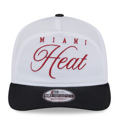 Miami Heat 2025 NBA Draft On-Stage Nylon 19TWENTY Adjustable Hat - White/Black | New Era shop