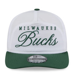 Milwaukee Bucks 2025 NBA Draft On-Stage Nylon 19TWENTY Adjustable Hat - White/Hunter Green | New Era shop
