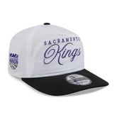 Sacramento Kings 2025 NBA Draft On-Stage Nylon 19TWENTY Adjustable Hat - White/Black | New Era on sale