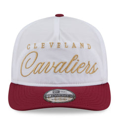 Cleveland Cavaliers 2025 NBA Draft On-Stage Nylon 19TWENTY Adjustable Hat sale - White/Wine | New Era on sale