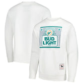 Miami Dolphins x Bud Light The Crest Pullover Sweatshirt - White outlet