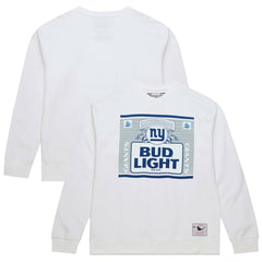 New York Giants x Bud Light The Crest Pullover Sweatshirt - White discount