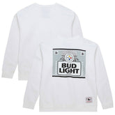 Pittsburgh Steelers x Bud Light The Crest Pullover Sweatshirt - White for sale