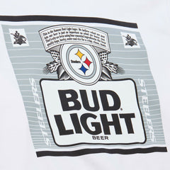 Pittsburgh Steelers x Bud Light The Crest Pullover Sweatshirt - White for sale