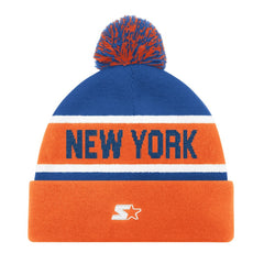 New York Islanders Starter Cuffed Knit Hat with Pom Orange