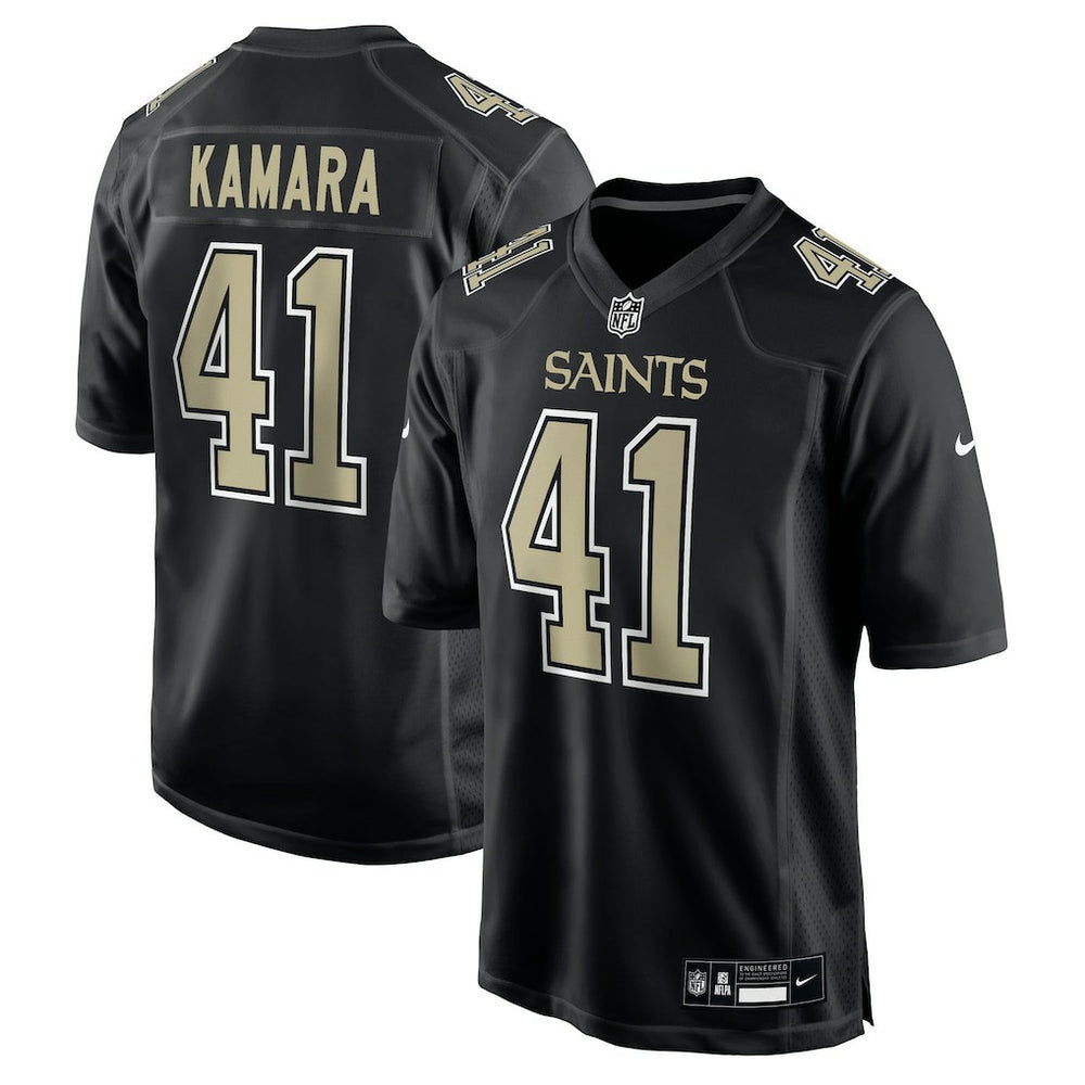 Alvin Kamara New Orleans Saints Fashion Game Jersey - Carbon Black | Nike for sale