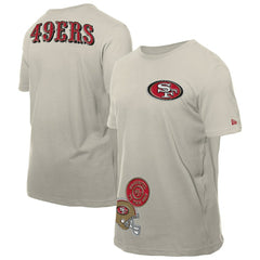 San Francisco 49ers New Era Multi Patch T-Shirt - Light Beige discount