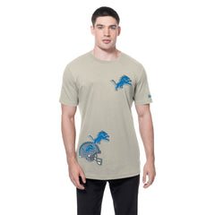 Detroit Lions New Era Multi Patch T-Shirt - Light Beige online